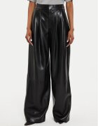 BOSS Панталони от имитация на кожа Tadesa 50518463 Relaxed Fit