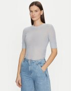 BOSS Пуловер 50530718 Светлосиньо Slim Fit