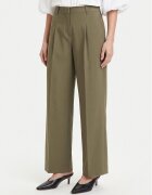 BOSS Текстилни панталони Tiana17 50564491 Зелен Relaxed Fit