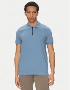 BOSS Тениска с яка и копчета Passerzip 50537507 Slim Fit