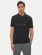 BOSS Тениска с яка и копчета Percy Heritage 50538111 Relaxed Fit