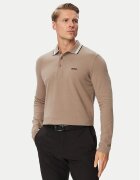 BOSS Тениска с яка и копчета Plisy 50536609 Regular Fit