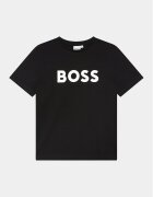 BOSS Тишърт J25P24 D Черен Regular Fit