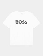 BOSS Тишърт J25P24 M Бял Regular Fit