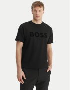 BOSS Тишърт TS_Iconic Logo 50553636 Черен Regular Fit