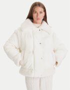 BOSS Зимно яке C_Pajuna 50548173 Екрю Relaxed Fit