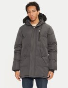 Brave Soul Пухено яке MJK-COLNEGREY Regular Fit