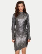 Bruuns Bazaar Коктейлна рокля BBW3707 Сребрист Regular Fit