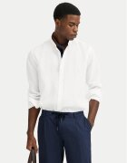 Bugatti Риза 9550-78900C Бял Casual Fit