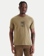 C.P. Company Тишърт 20CMTS084A005100W Зелен Regular Fit