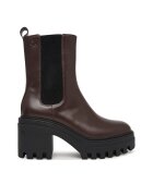 CALVIN KLEIN Боти Chunky Heeled Chelsea Lth YW0YW01547