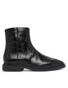 CALVIN KLEIN Боти Square Ankle Boot Zip Croc Lth HW0HW03185