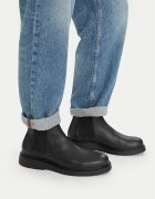 CALVIN KLEIN Боти тип челси Combat Ess Chelsea Boot Lth YM0YM01374 Черен