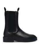 CALVIN KLEIN Боти тип челси Convate Welt Chelsea Lth YW0YW01905 Черен