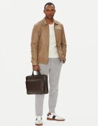CALVIN KLEIN Чанта за лаптоп Micro Pebble Slim Briefcase 36 LV04D3012G Кафяв