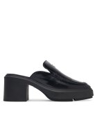 CALVIN KLEIN Чехли Block Heel Mule Lth Hdw HW0HW03175