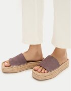 CALVIN KLEIN Чехли Flatf Espa Mule Nub Mg HW0HW02890 Кафяв