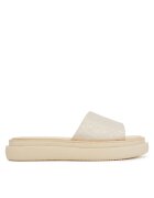 CALVIN KLEIN Чехли Flatform Slide Jacq HW0HW02461 Екрю