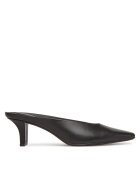 CALVIN KLEIN Чехли Heel Mule Pump 50 - Lth HW0HW02332 Черен