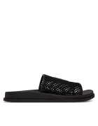 CALVIN KLEIN Чехли Mesh Mule Slides HW0HW02889 Черен