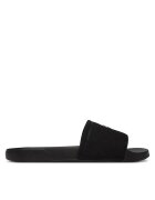 CALVIN KLEIN Чехли Nemo - Canvas Signature Logo Sliders HW0HW02960 Черен
