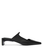 CALVIN KLEIN Чехли Set Back Heel Pump Lth HW0HW02801 Черен