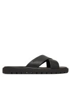 CALVIN KLEIN Чехли Sq Molded Sandal Xcross Lth HM0HM02235 Черен