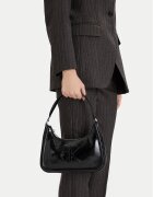 CALVIN KLEIN Дамска чанта Bold Ck Metallic Shoulder Bag LV04F3332G Черен