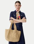 CALVIN KLEIN Дамска чанта Bold Ck Raffia Medium Tote LV04F3447G