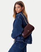 CALVIN KLEIN Дамска чанта Ck Convertible Chain Medium Bag LV04F3171G Бордо