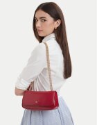 CALVIN KLEIN Дамска чанта Ck Convertible Chain Small Bag LV04F3172G Червен