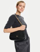 CALVIN KLEIN Дамска чанта Ck Croc Conv Chain Medium Bag LV04F3284G Черен