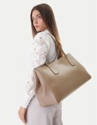 CALVIN KLEIN Дамска чанта Ck Snap Large Tote LV04F3502G Бежов