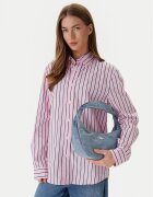 CALVIN KLEIN Дамска чанта Denim Soft Crescent Sm LV04F3207G Син