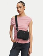 CALVIN KLEIN Дамска чанта Emblem Aop Jacquard Bucket LV04F3648G Черен
