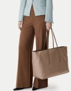 CALVIN KLEIN Дамска чанта Emblem Aop Large Tote W/ Pouch LV04F3364G Бежов