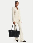 CALVIN KLEIN Дамска чанта Emblem Hw Pebble Tote LV04F3424G Черен