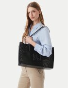 CALVIN KLEIN Дамска чанта Emblem Mesh Tote LV04F3380G Черен
