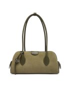 CALVIN KLEIN Дамска чанта Emblem Trio Suede Shoulder Bag LV04F3888G