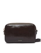 CALVIN KLEIN Дамска чанта Foil Logo Glossy Camera Bag LV04F3539G Кафяв