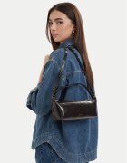 CALVIN KLEIN Дамска чанта Foil Logo Glossy Conv Bag LV04F3738G Кафяв