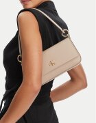 CALVIN KLEIN Дамска чанта Minimal Monogram Shoulder Pouch LV04K3161G Бежов