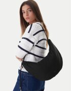 CALVIN KLEIN Дамска чанта Nylon Cord Small Hobo Bag LV04F3382G Черен