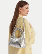 CALVIN KLEIN Дамска чанта Puffy Aop Mini Bag With Strap LV04F3444G Сребрист