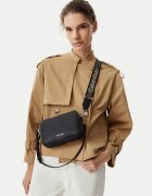 CALVIN KLEIN Дамска чанта Webbing 2X Strap Camera Bag LV04F3656G Черен