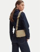 CALVIN KLEIN Дамска чанта Webbing Strap Canvas Camera Bag LV04F3385G Бежов