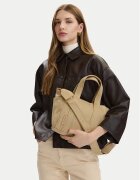CALVIN KLEIN Дамска чанта Webbing Strap Canvas Small Tote LV04F3384G Бежов
