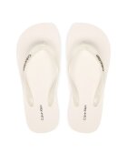 CALVIN KLEIN Джапанки Arwa - Metallic Pearlised Flip Flops HW0HW02956 Бял