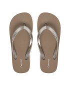 CALVIN KLEIN Джапанки Flatform Flip Flop Met Tpu HW0HW03120 Златист