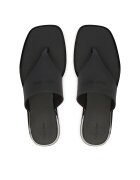 CALVIN KLEIN Джапанки Jelly Sandal Thong Mat Tran Tpu HW0HW02964 Черен